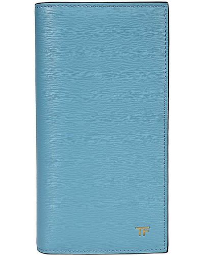 Tom Ford Leather Wallet - Blue