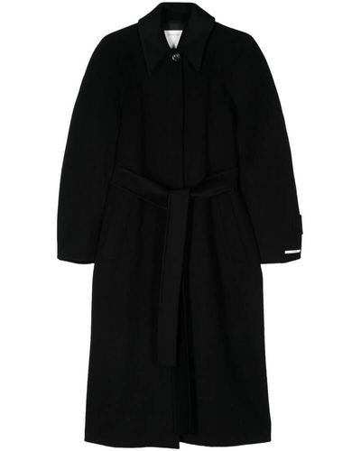Sportmax Coats - Black