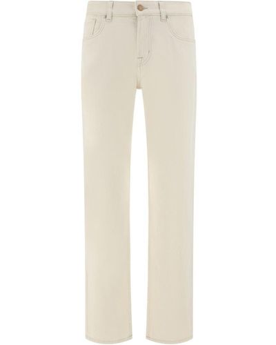 7 For All Mankind Trousers - Natural