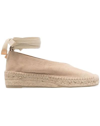 Castañer Castaner Flat Shoes - Natural