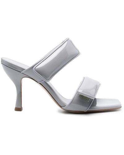 Gia Borghini Perni 03 80mm Double-strap Sandals - White