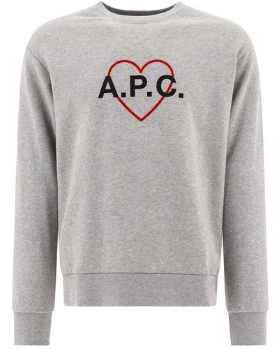 A.P.C. "leon" Sweatshirt - Grey