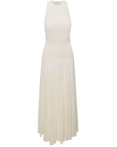 Philosophy Di Lorenzo Serafini Long Dress Sleeveless - White