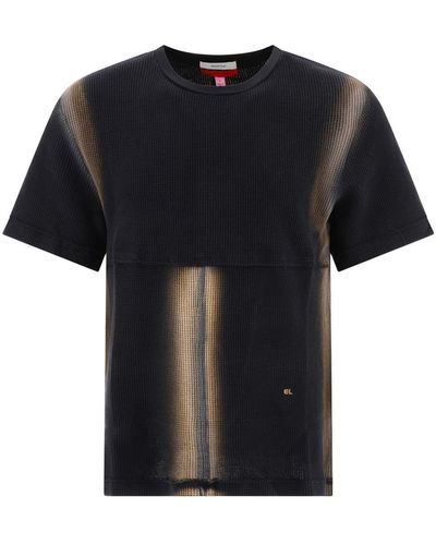 Eckhaus Latta "thermallapped" T-shirt - Black