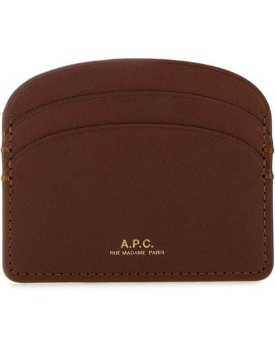 A.P.C. Wallets - Brown