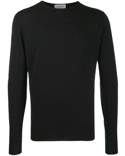 John Smedley Wool Pullover Clothing - Black