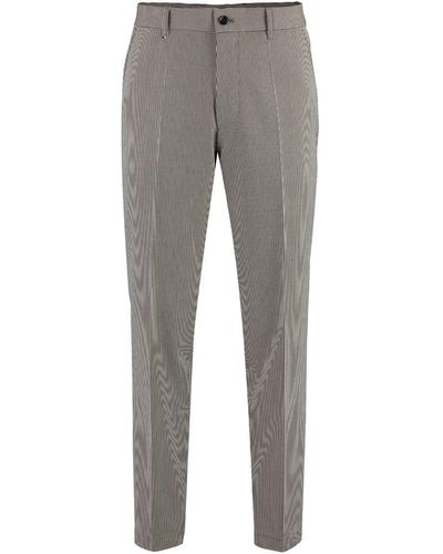 BOSS Houndstooth Pants - Gray