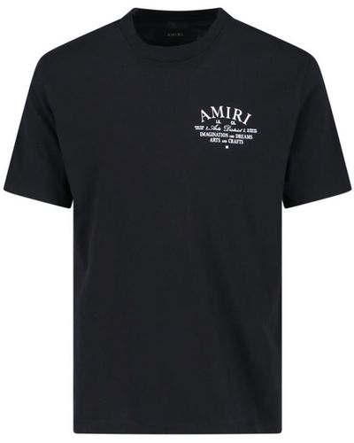 Amiri Back Logo T-shirt - Black