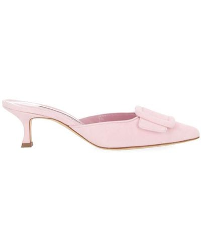 Manolo Blahnik Sandals - Pink
