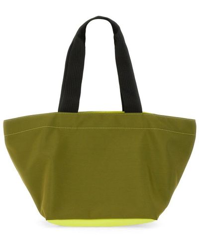 Herve Chapelier Medium Shopping Bag - Green