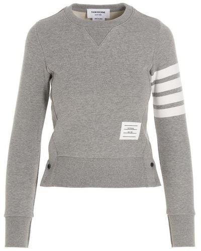 Thom Browne 4 Bar Sweatshirt - Gray