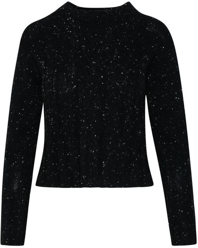 Brodie Cashmere Black Cachemire Lilly Sweater
