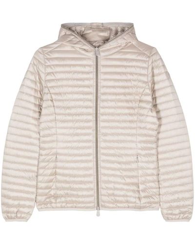 Save The Duck Alexa Quilted Jacket - Natural