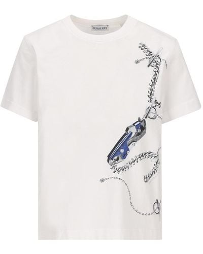 Burberry T-shirts And Polos - White