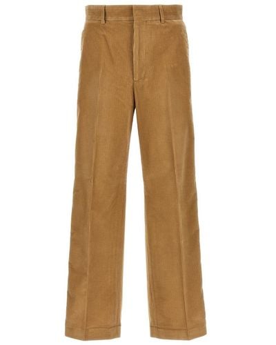 Palm Angels Corduory Suit Tape Pants - Natural