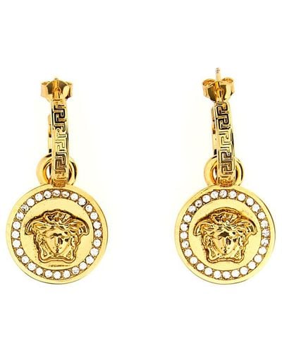 Versace 'Icon Medusa’ Earrings - Metallic