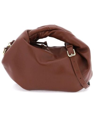 Dries Van Noten Slouchy Leather Handbag With A - Brown