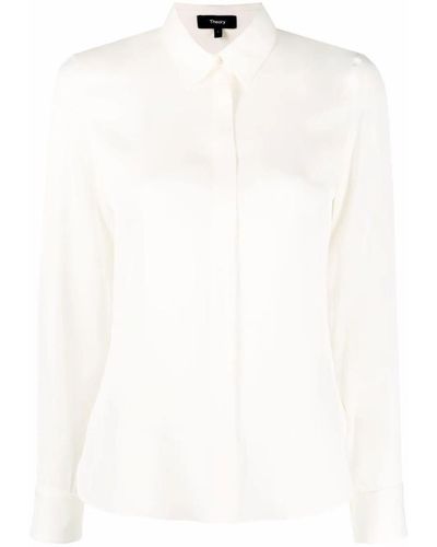 Theory Classic Fitted Shirt - White