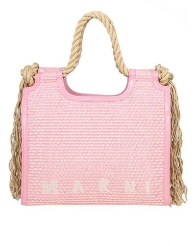 Marni Raffia Handbag Color - Pink