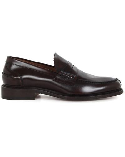 BERWICK  1707 Umbranil 323 Loafers Shoes - Black