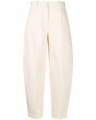 Totême Organic Cotton Tailored Trousers - White