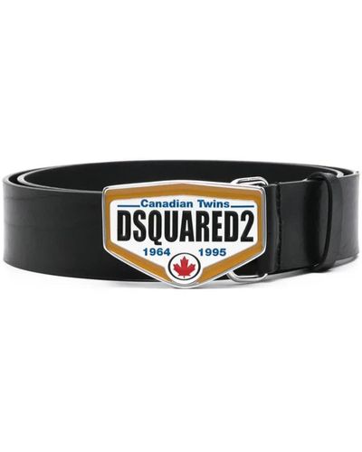 DSquared² Plaque Belt - Black