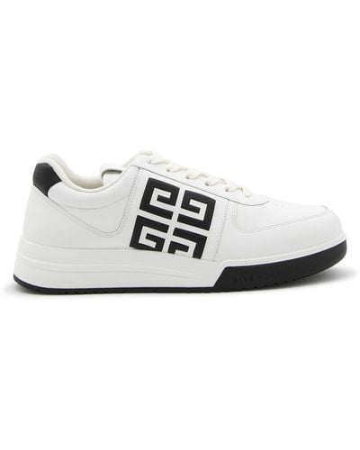 Givenchy Two-tone Leather G4 Trainers - White