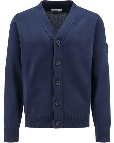 Stone Island Cardigan - Blue