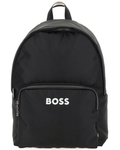 BOSS Backpack With Logo - Black