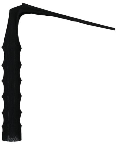 Rui Cut-out Long Sleeve Top - Black