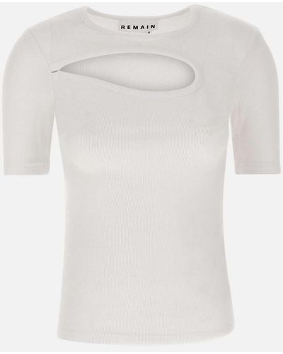 REMAIN Birger Christensen T-Shirts And Polos - White
