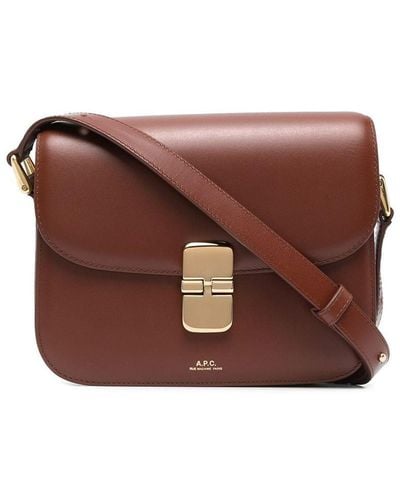 A.P.C. Bags.. Leather Brown