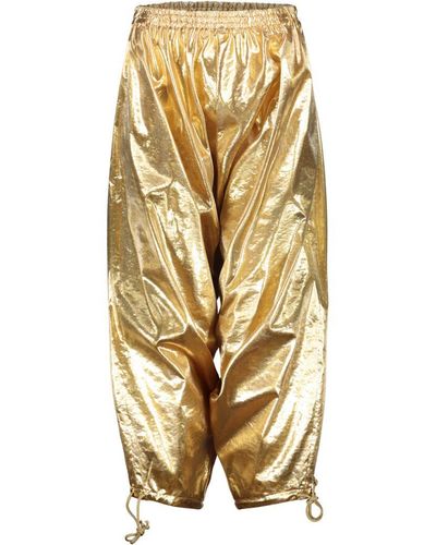 Junya Watanabe Gold Trousers Clothing - Metallic