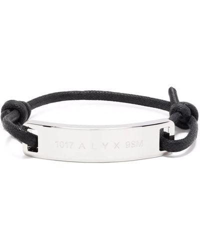 1017 ALYX 9SM Alyx Logo-plaque Rope Bracelet - Multicolor