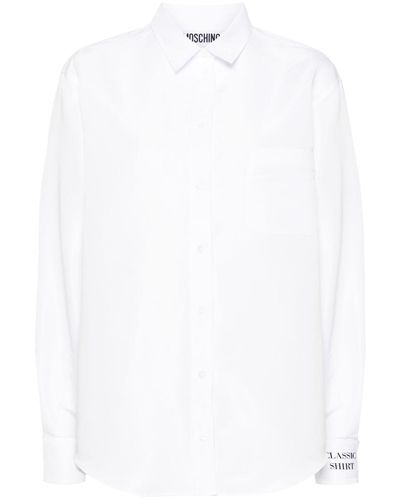Moschino Shirt With Patch - White