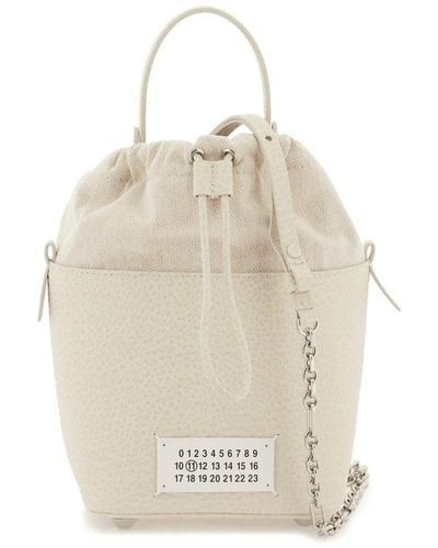 Maison Margiela 5ac Mini Bucket Bag - Natural