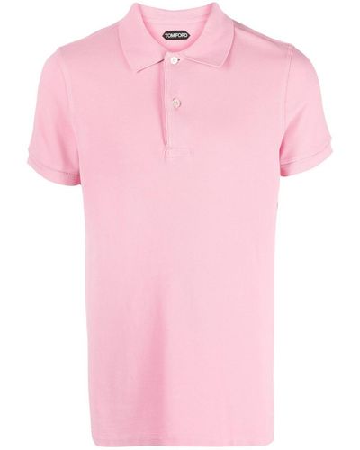 Tom Ford Short-Sleeved Polo Shirt - Pink