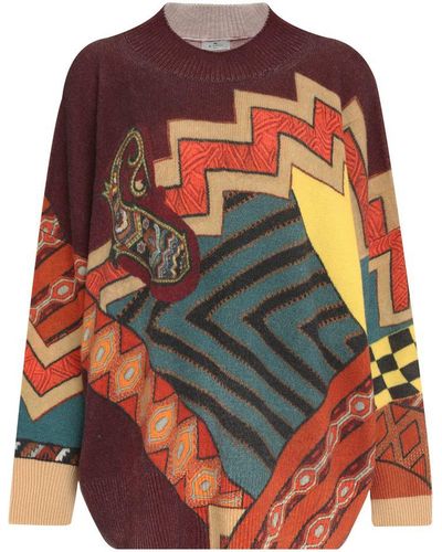 Etro Virgin Wool Sweater - Multicolour