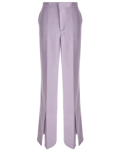 Twin Set Trousers - Purple