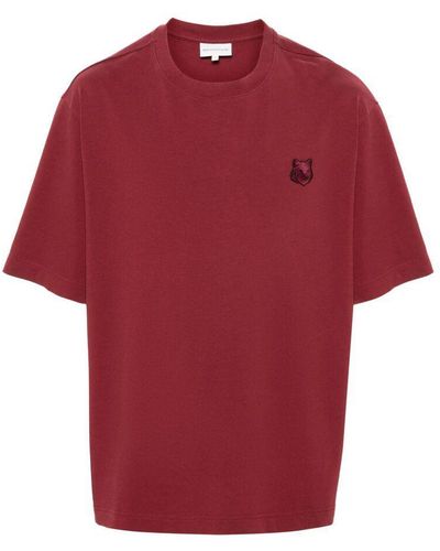 Maison Kitsuné T-Shirts - Red
