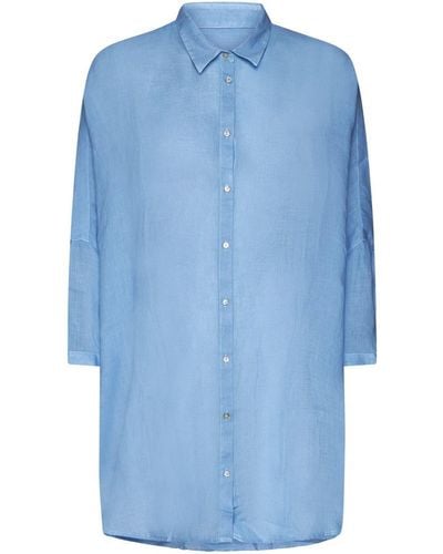 120% Lino Shirts - Blue
