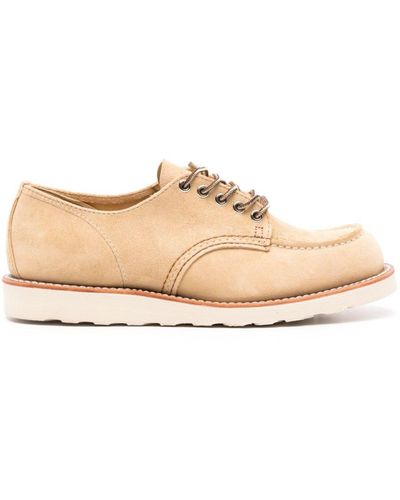 Red Wing Wing Shoes Moc Oxford Leather Brogues - Natural