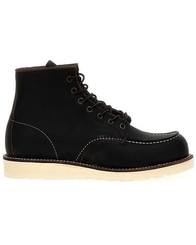 Red Wing Classic Moc Boots, Ankle Boots - Black