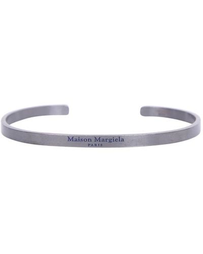 Maison Margiela Logo-engraved Cuff Bracelet - Multicolor