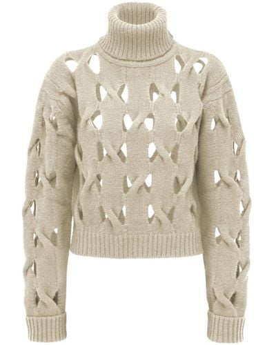 FEDERICA TOSI Wool Knitwear - Natural