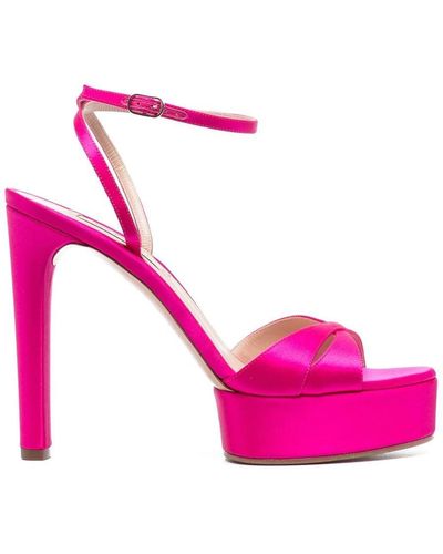 Casadei Sandals Flora 130mm - Pink