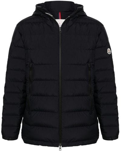 Moncler Chambeyron Quilted Hooded Jacket - Blue