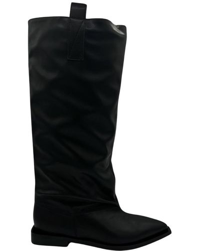Ganni Boots Shoes - Black