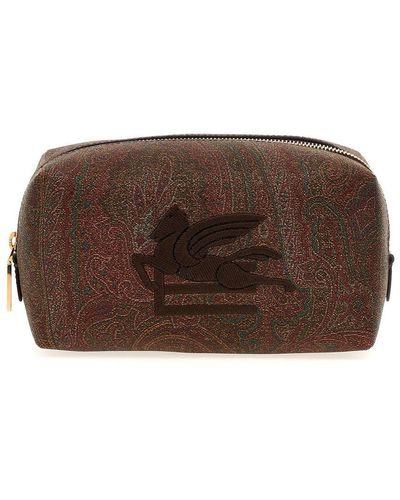 Etro Logo Embroidery Beauty - Brown