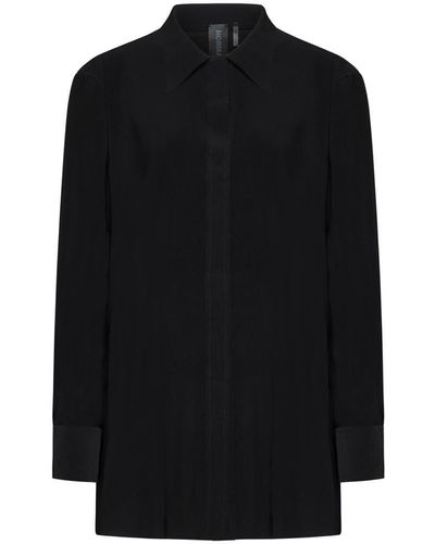 Norma Kamali Boyfriend-fit Shirt - Black